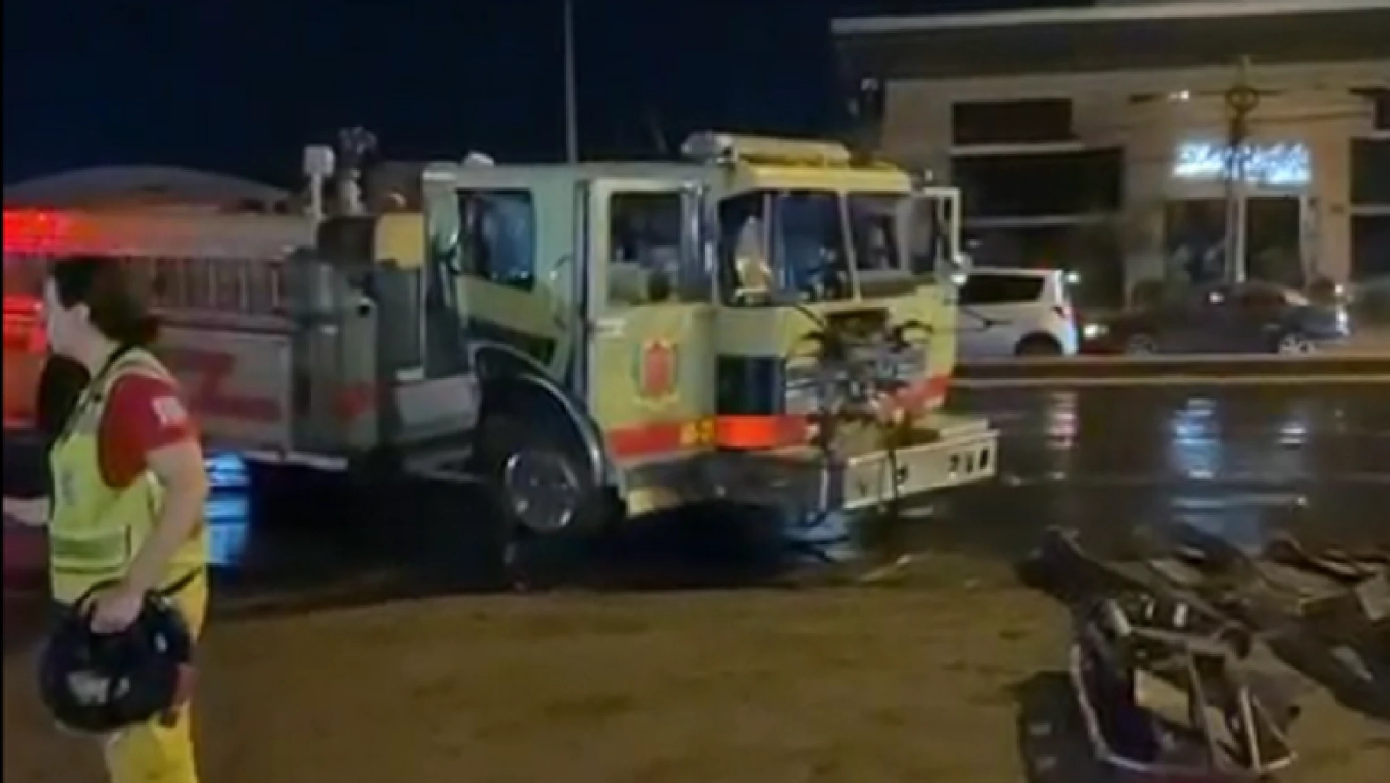Dos bomberos resultaron heridos tras un choque mientras acudían a una emergencia en Mariano Roque Alonso