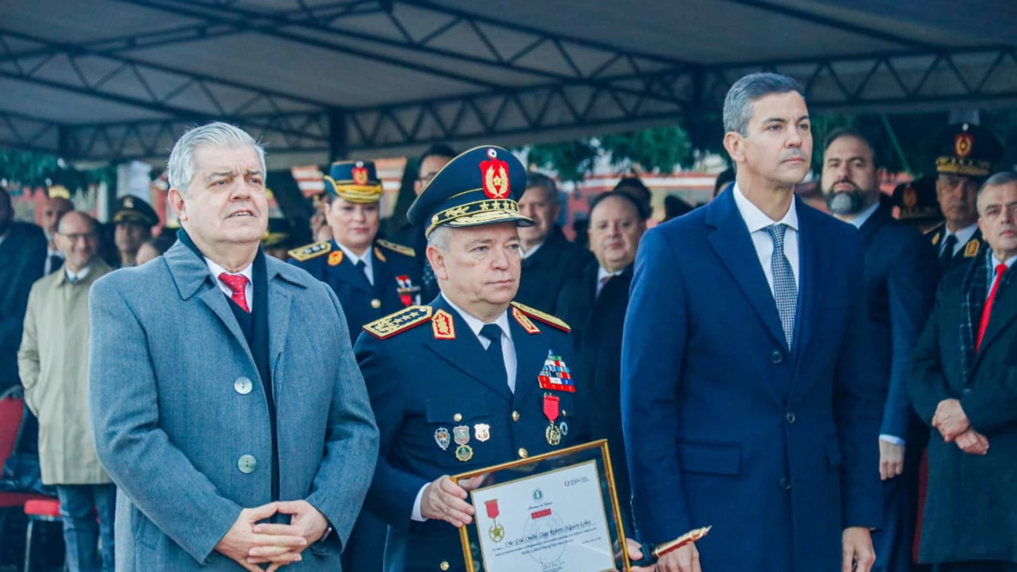 César Silguero asumió oficialmente como comandante de la Policía Nacional de Paraguay