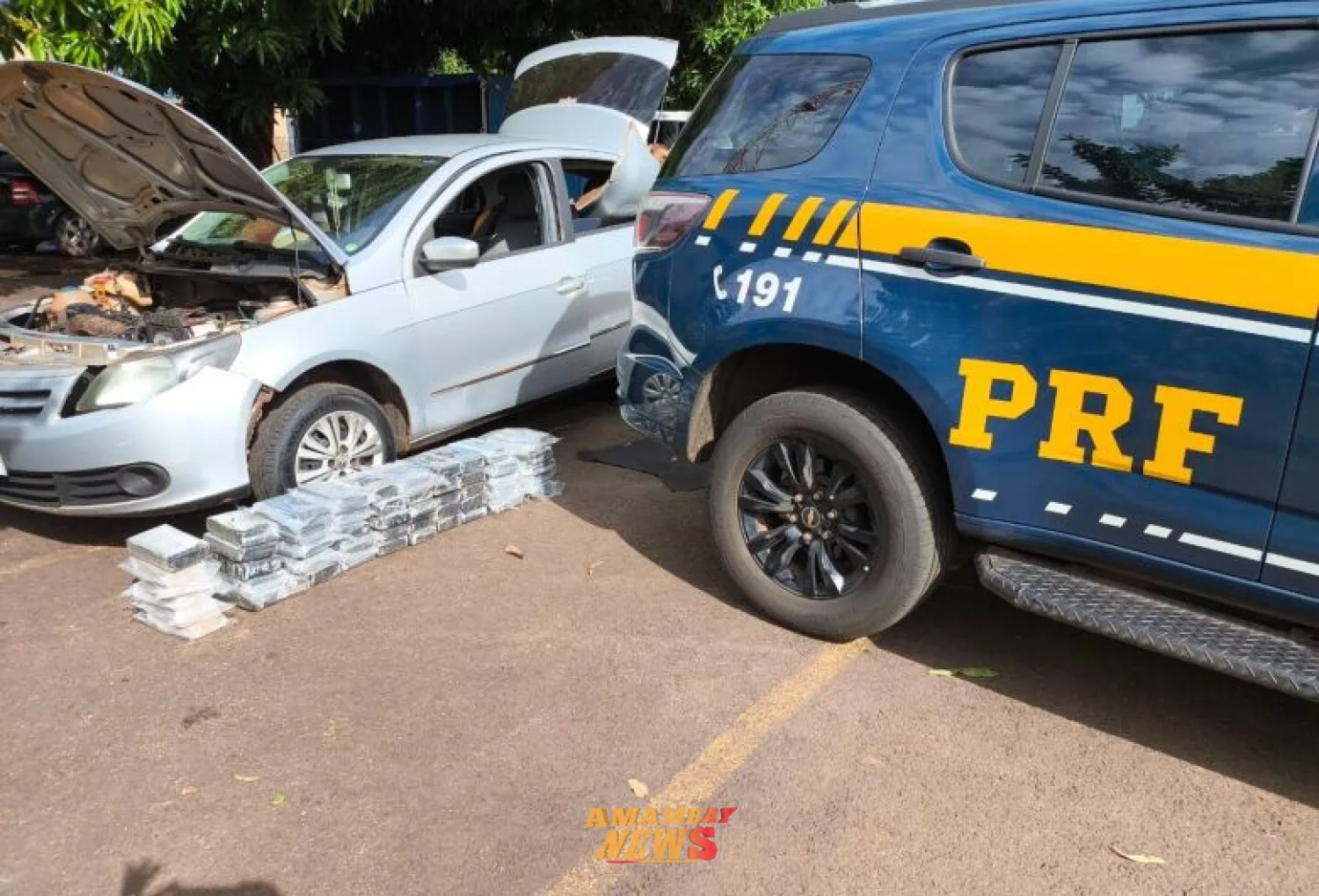 Incautan 55 kilos de cocaína en Brasil: la droga había salido de Ponta Porã