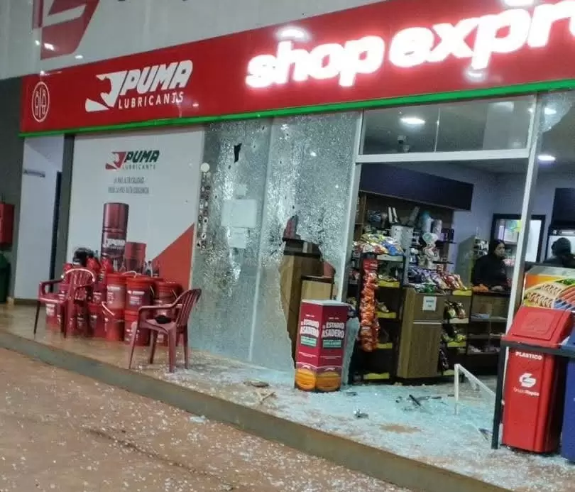 Grupo armado intentó asaltar una estación de servicios en Mayor Otaño y fue repelido a tiros