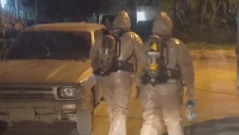 Derrame de una sustancia química peligrosa en Luque dejó dos personas heridas