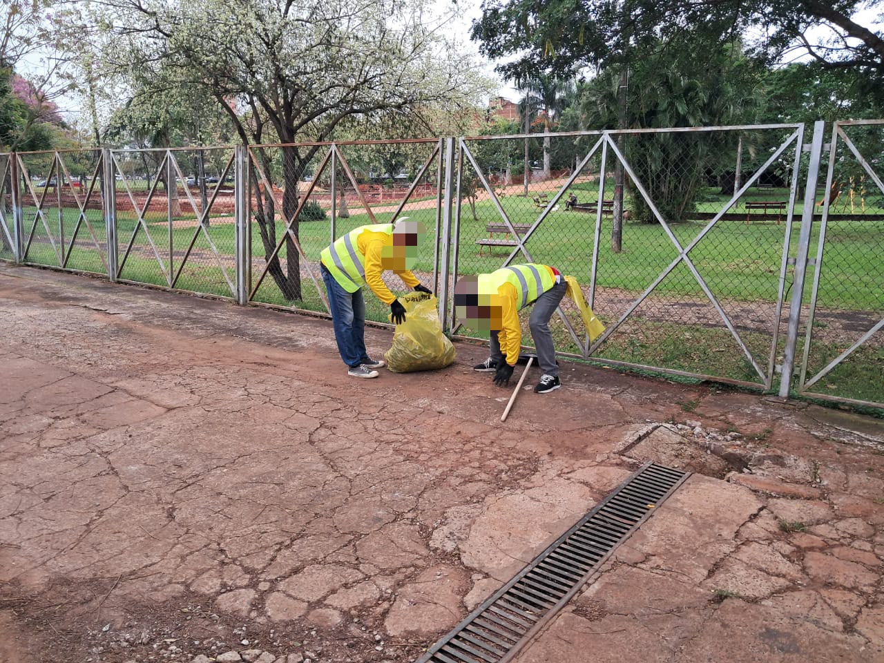 Personas privadas de libertad preparan el Sambódromo de Encarnación para el Rally