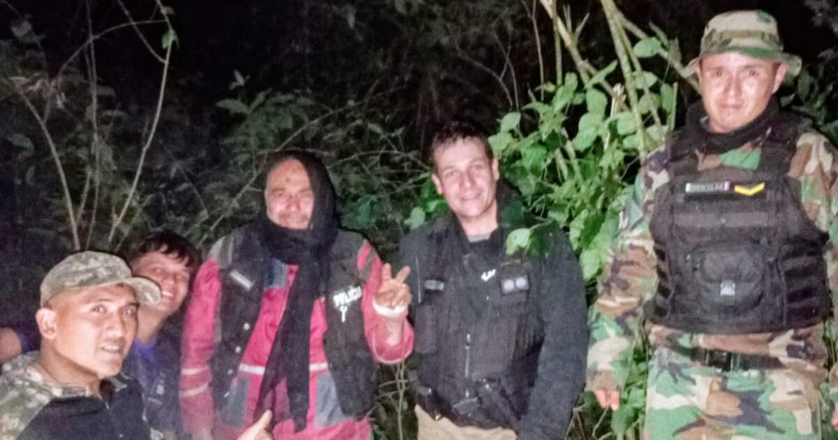 Hallaron con vida al ciudadano paraguayo que había desaparecido en una zona de monte en Argentina