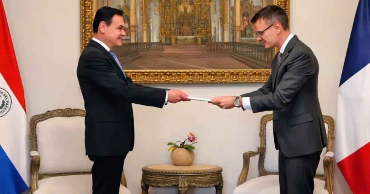 Nuevo embajador de Francia en Paraguay presentó sus cartas credenciales ante la Cancillería