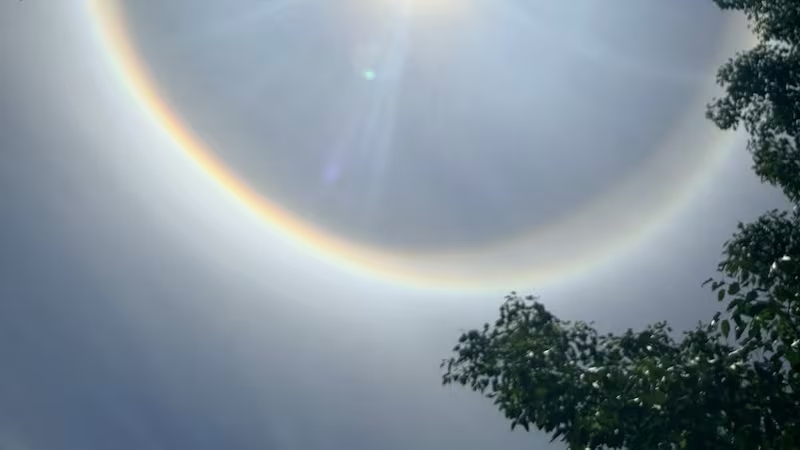 Halo solar en Misiones y Paraguay: qué provocó el llamativo fenómeno