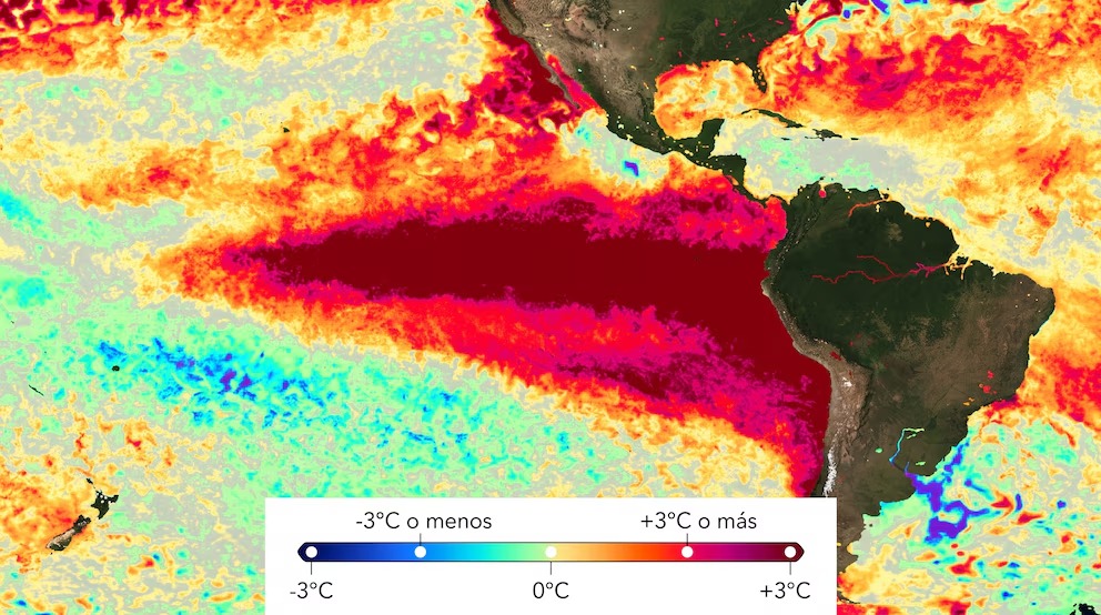 La ONU advierte que El Niño podría alcanzar una intensidad sin precedentes y extender sus efectos durante 2027