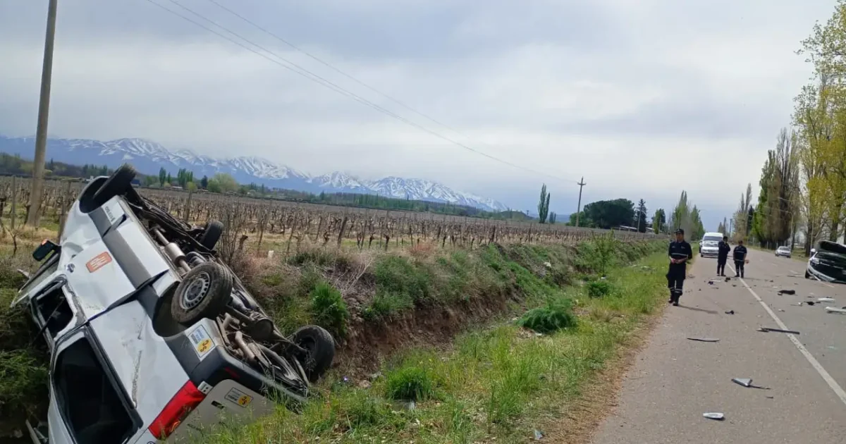 Seis turistas brasileños fueron hospitalizados tras un fuerte choque durante un viaje en Mendoza