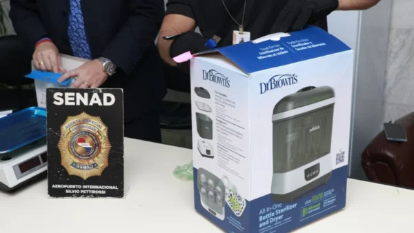 Luque: hallan marihuana oculta en un electrodoméstico enviado desde California