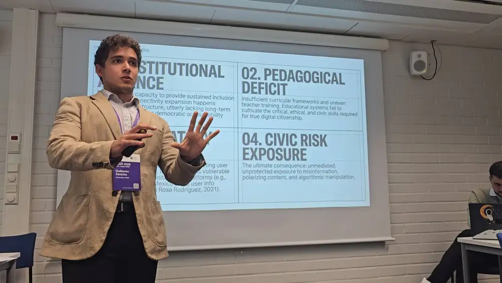 De Ñemby a París: joven paraguayo habló ante representantes de más de 100 países